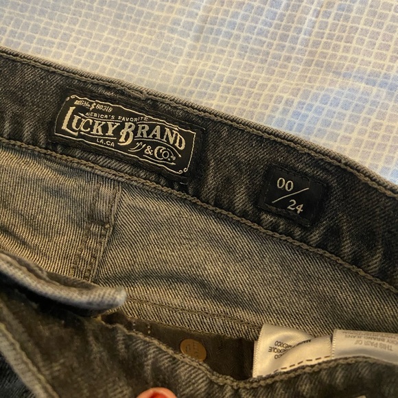 Lucky Brand High Waisted Grey Jeans - Picture 4 of 4